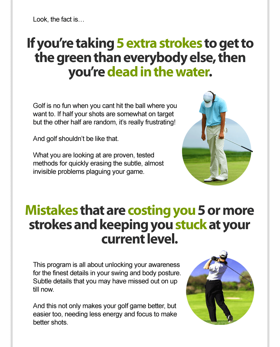 drop 5 strokes - scratch golf academy