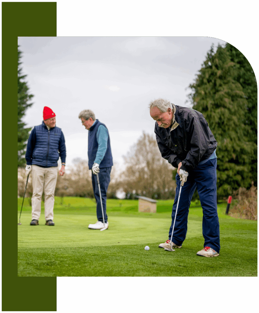 Golf Student Receiving In-Person Coaching